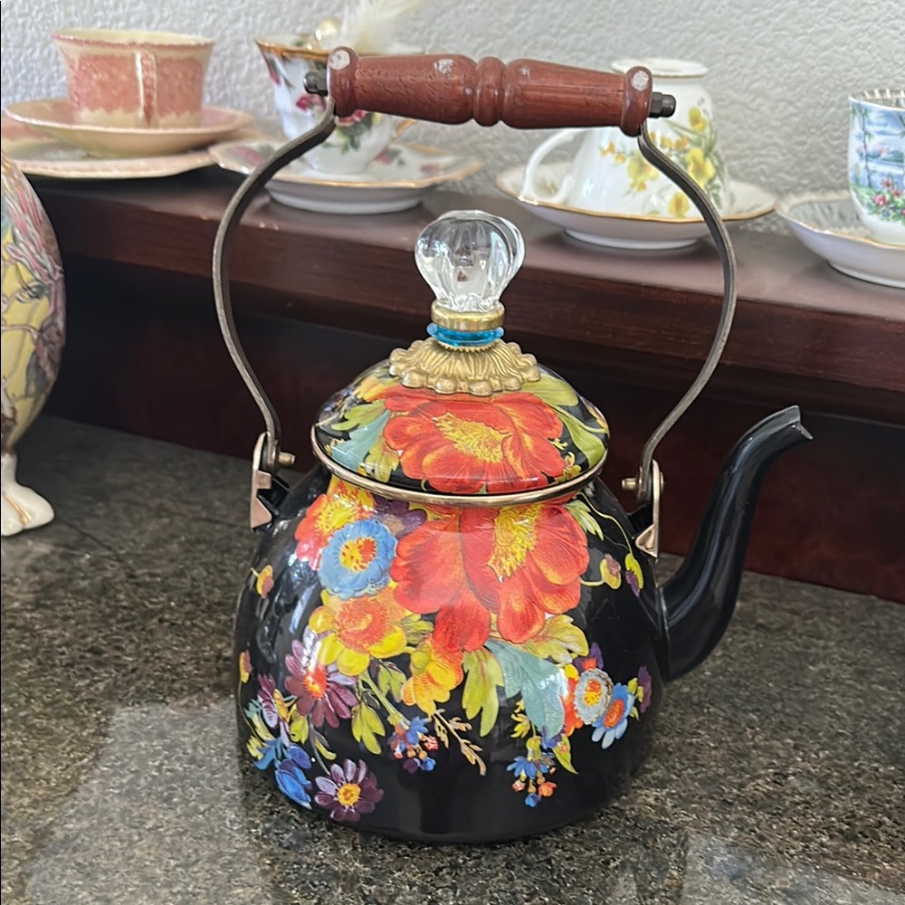 Mackenzie Childs Flower Market Tea Pot